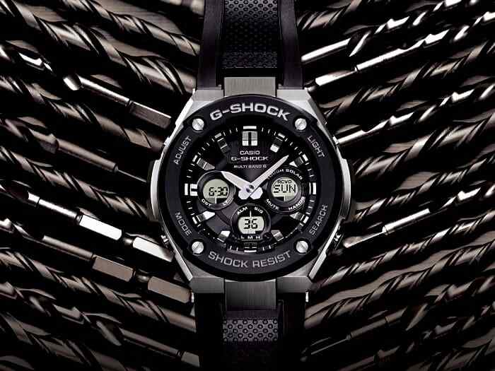 CASIO G-SHOCK GST-W300-1AJF G-STEEL Radio Solar Analog Digital