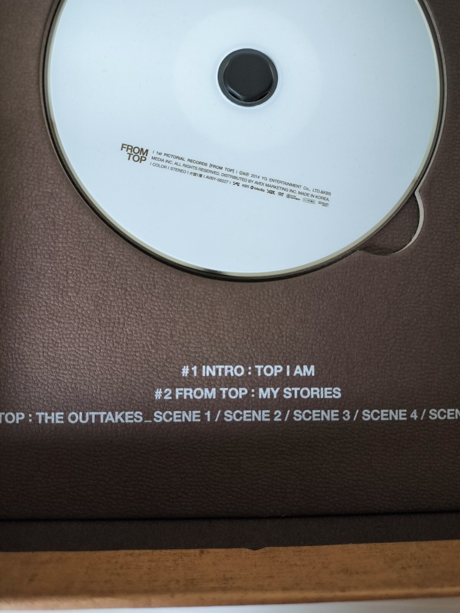 BIGBANG T.O.P FROM TOP 1st PICTORIAL RECORDSFirst Photobook& DVD