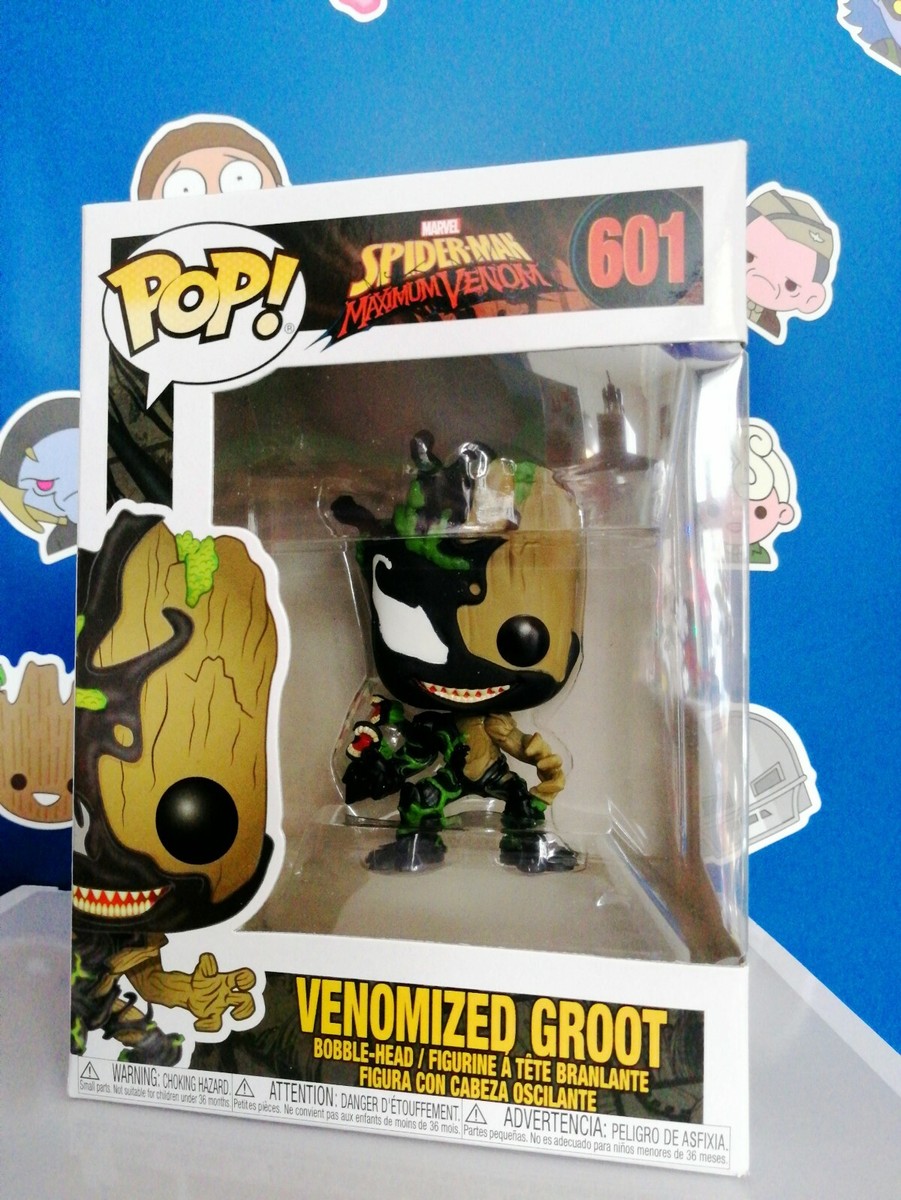 Spider-Man Maximum Venomized Groot POP Marvel #601 Vinyl Figure