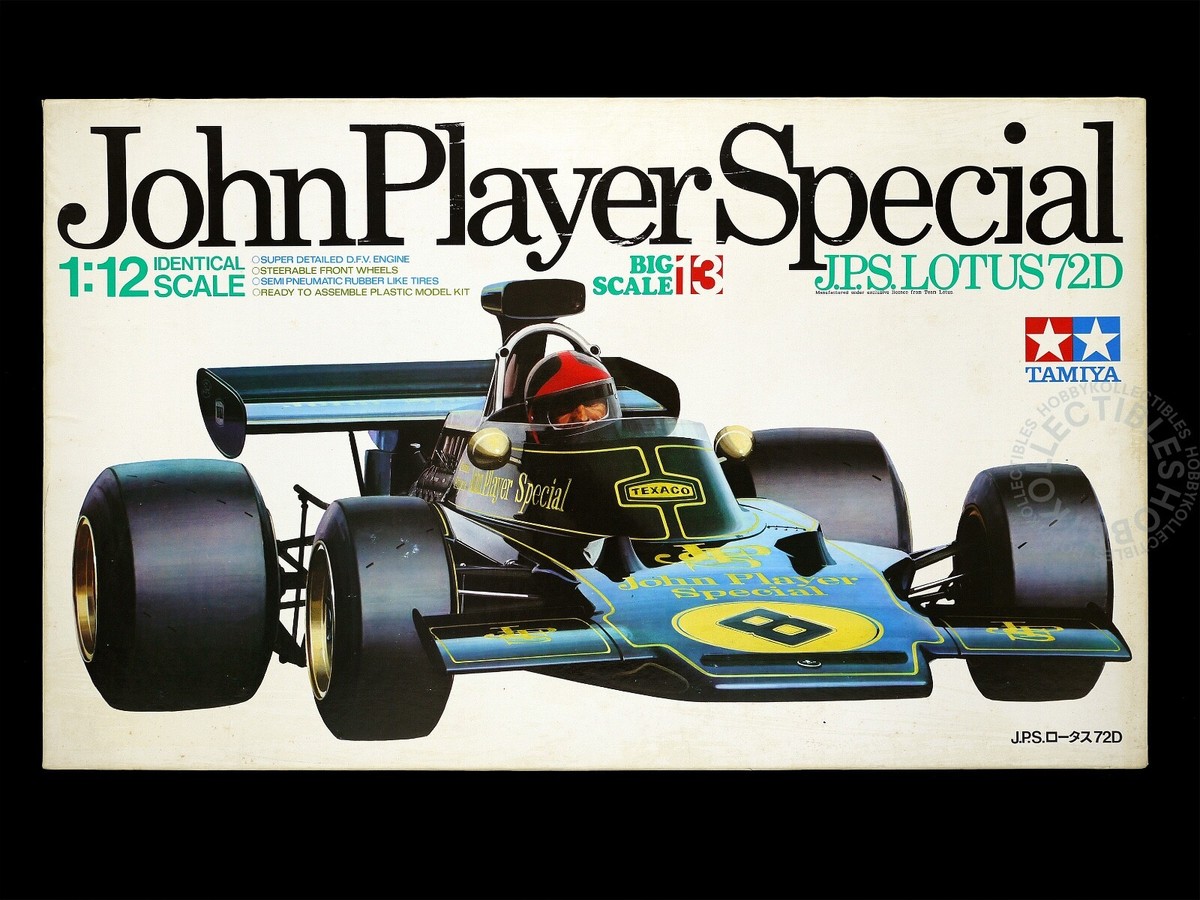 田宮模型1:12 SCALE J.P.S.ロータス72D