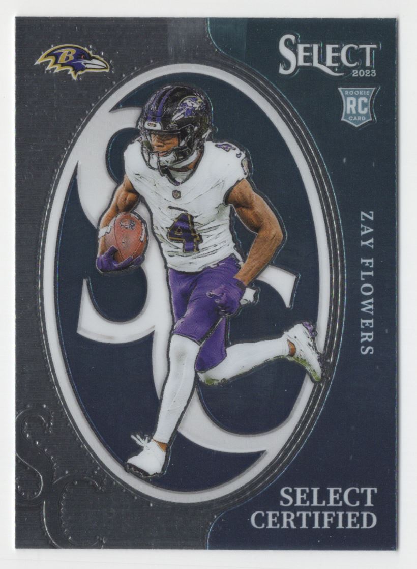 2023 Panini Select Certified Zay Flowers Rookie #CRO-ZFL | eBay