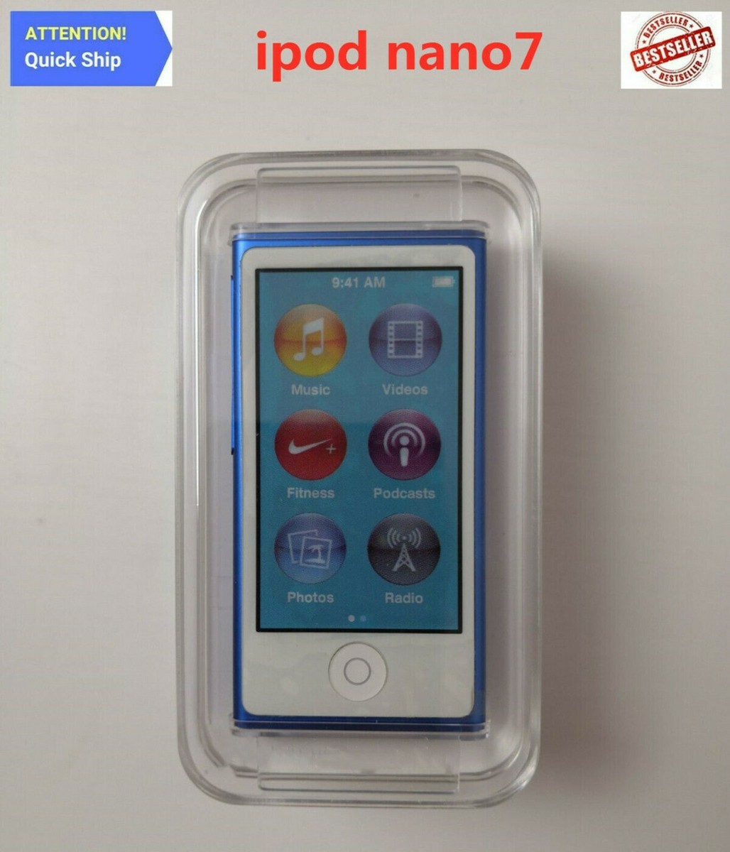 🔥 Apple iPod Nano 7th Generation (16GB) Blue -- Sealed Retail Box