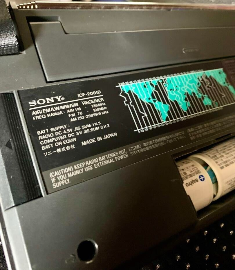 SONY ICF-2001D Multi-Band Receiver FM AM SW AIR Synchronous AM
