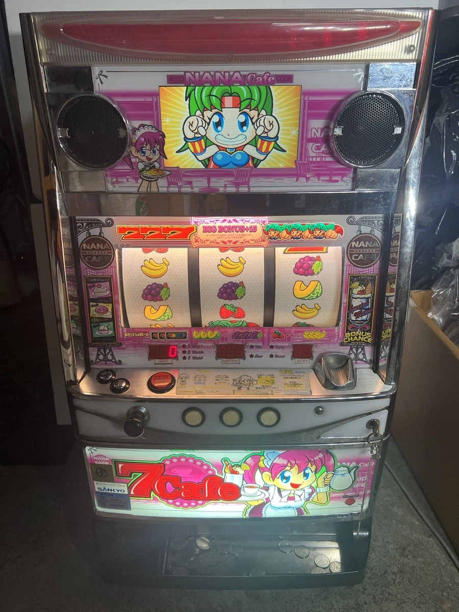 Nana Cafe 777 Japanese Video Slot Machine - Token Play (Tested