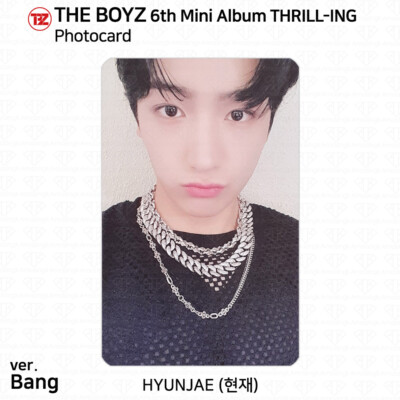 The Boyz 6th Mini Album Thrill-ing Official Photocard Postcard