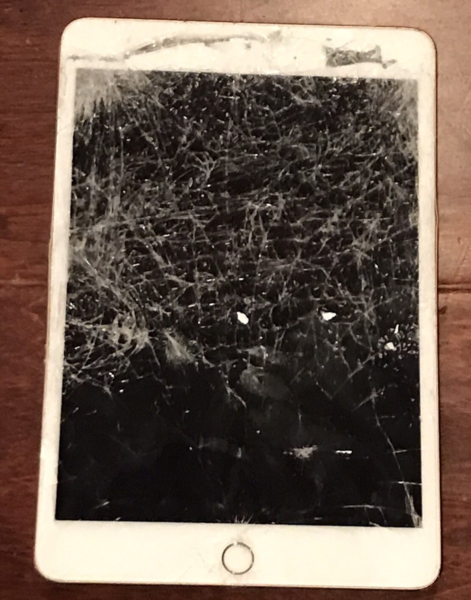 Apple iPad mini 4th Generation A1538 Wi-Fi 128gb Rose Gold Broken