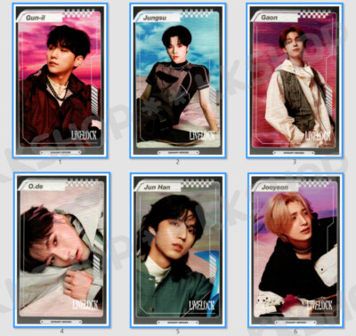 Xdinary Heroes - LIVELOCK photocard ID photo card SET KPOP 엑디즈