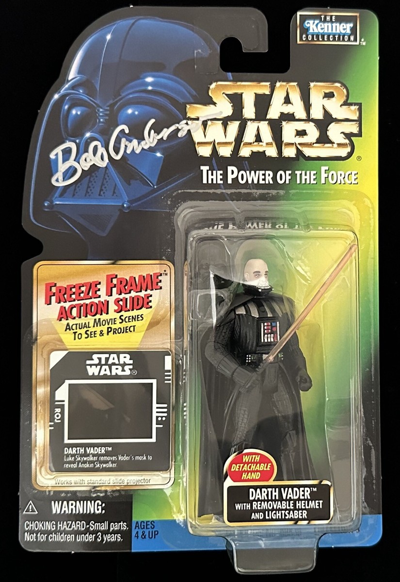 Bob Anderson Signed Darth Vader 1998 POTF Freeze Fame Action