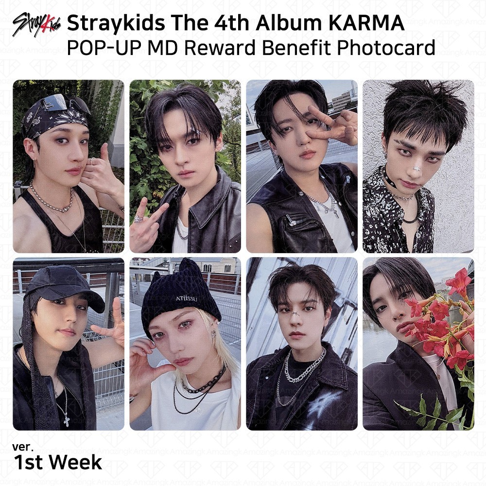 Stray Kids 4th Album Karma POP-UP STORE 1st Week MD Reward Benefit