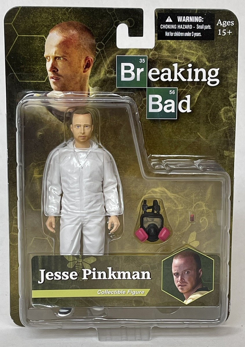Breaking Bad Jesse Pinkman White Hazmat Suit Mezco Action Figure