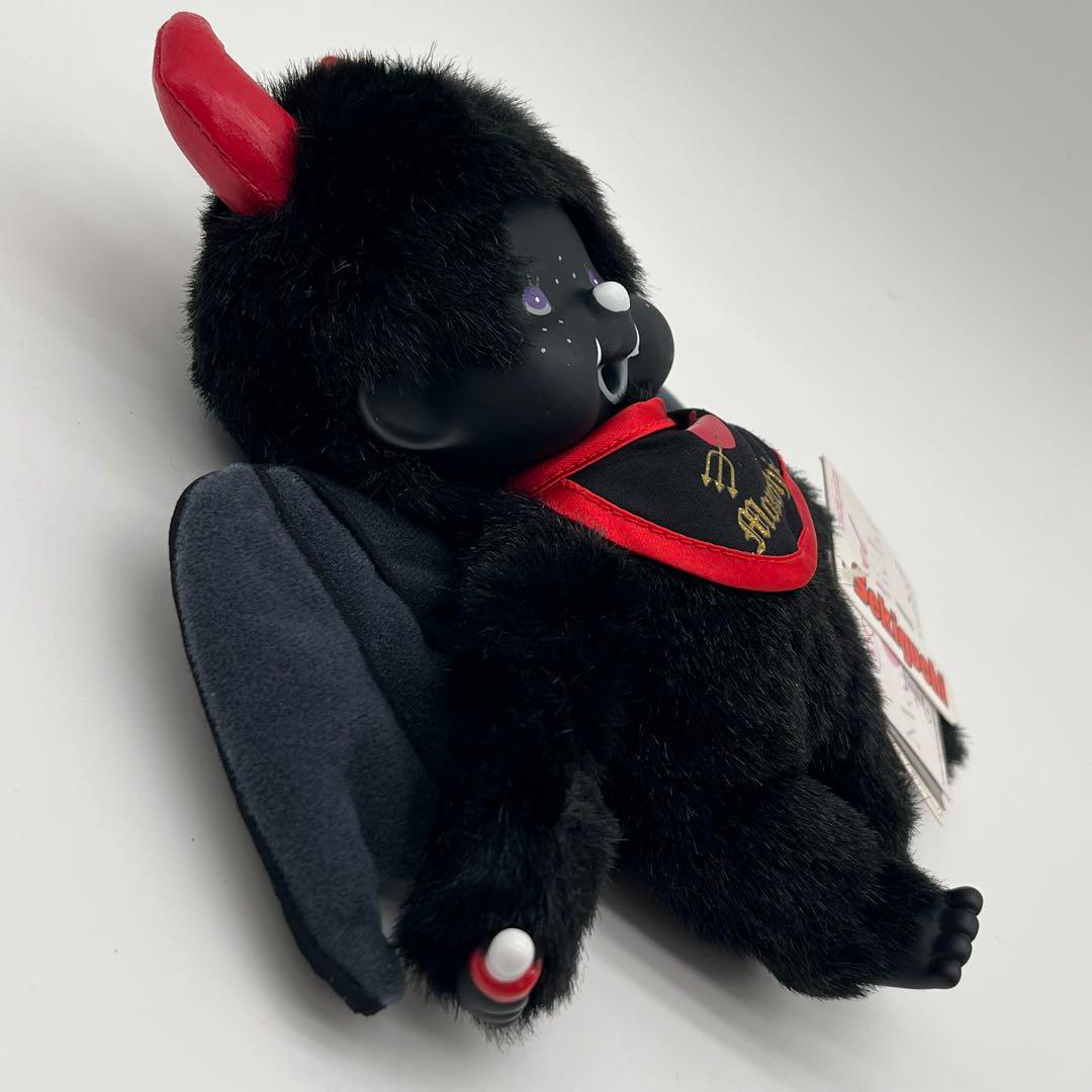 Monchhichi Devil Black Plush 2008 Limited Edition Official Shop S