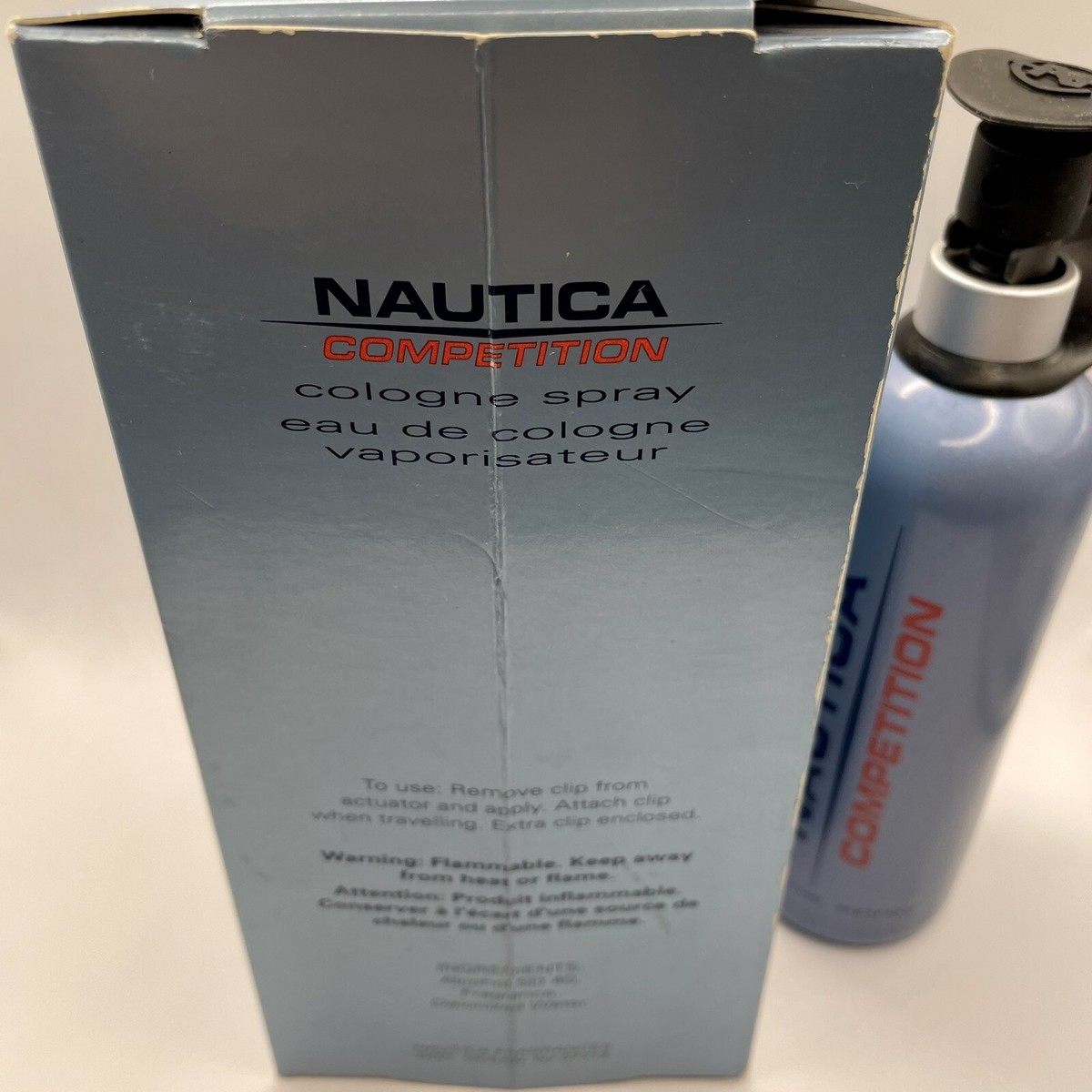 Nautica COMPETITION Cologne Spray For Men 4.2oz 125 ml RARE 1997