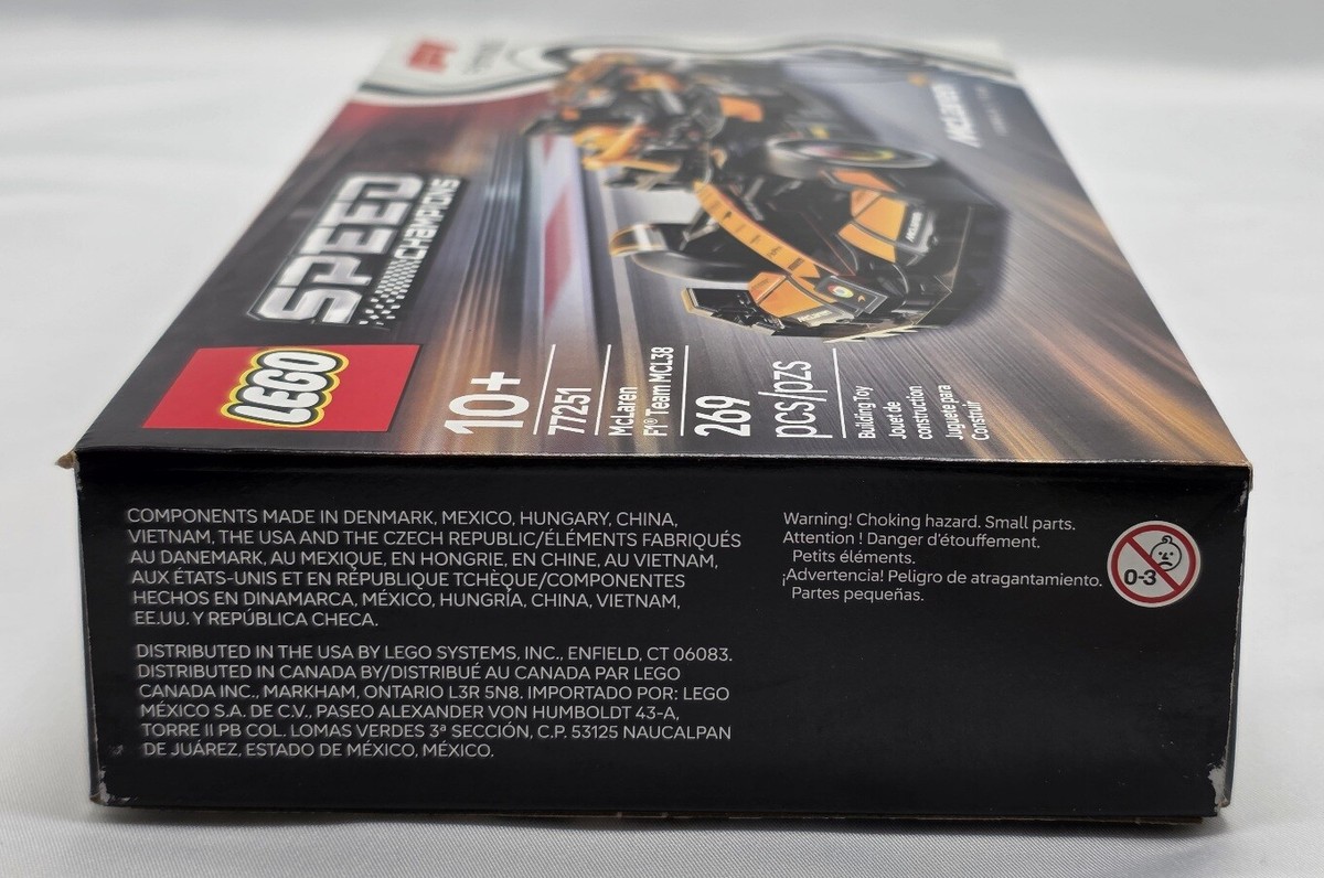 Pato O'Ward signed LEGO 77251 Speed Champions Formula 1 McLaren