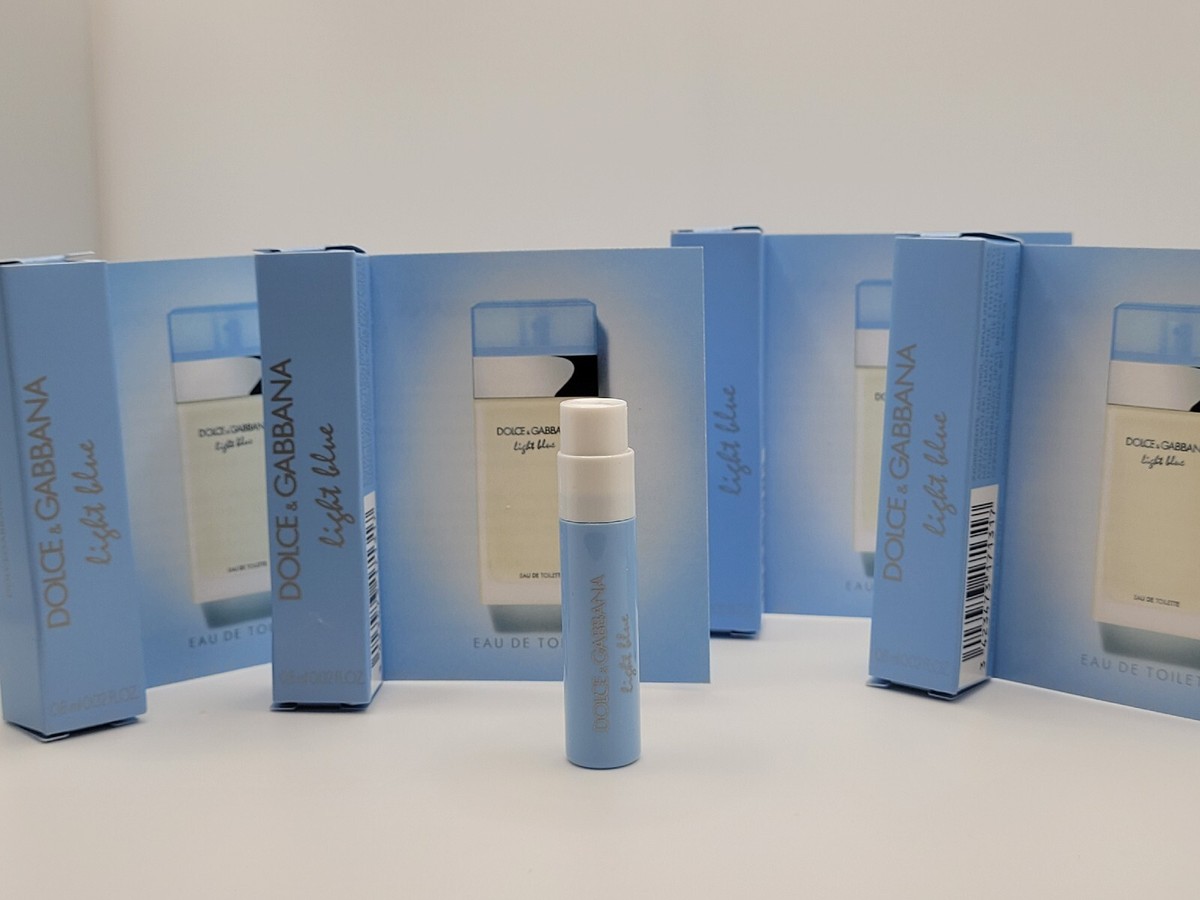 4 Pcs Dolce & Gabbana Light Blue 0.02 FL Oz/0.8ml (Sample) | eBay