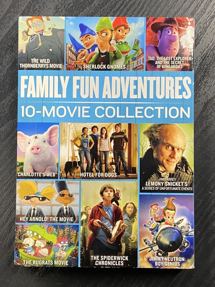 FAMILY FUN ADVENTURES - 10 Movie Collection DVD **SEALED** with