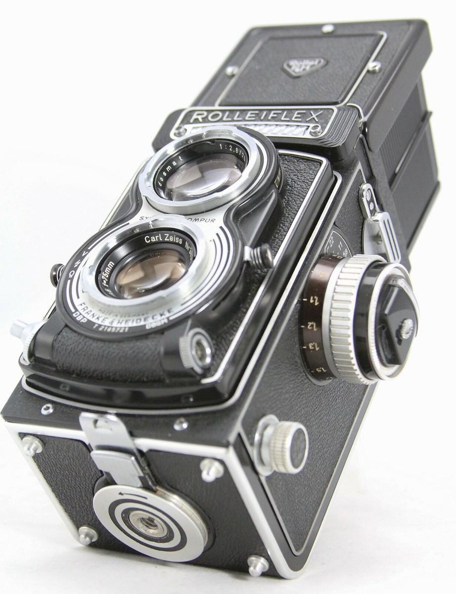 Rollei Rolleiflex T, model K8 T2, vintage 6x6 camera, lens Zeiss