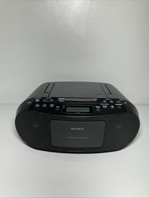 SONY Boombox CFD-S50 Portable CD Radio Cassette TESTED WORKING | eBay