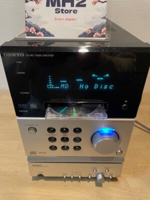 ONKYO FR-B7 CD Hi-MD Player Silver Operation Confirmed Very Good