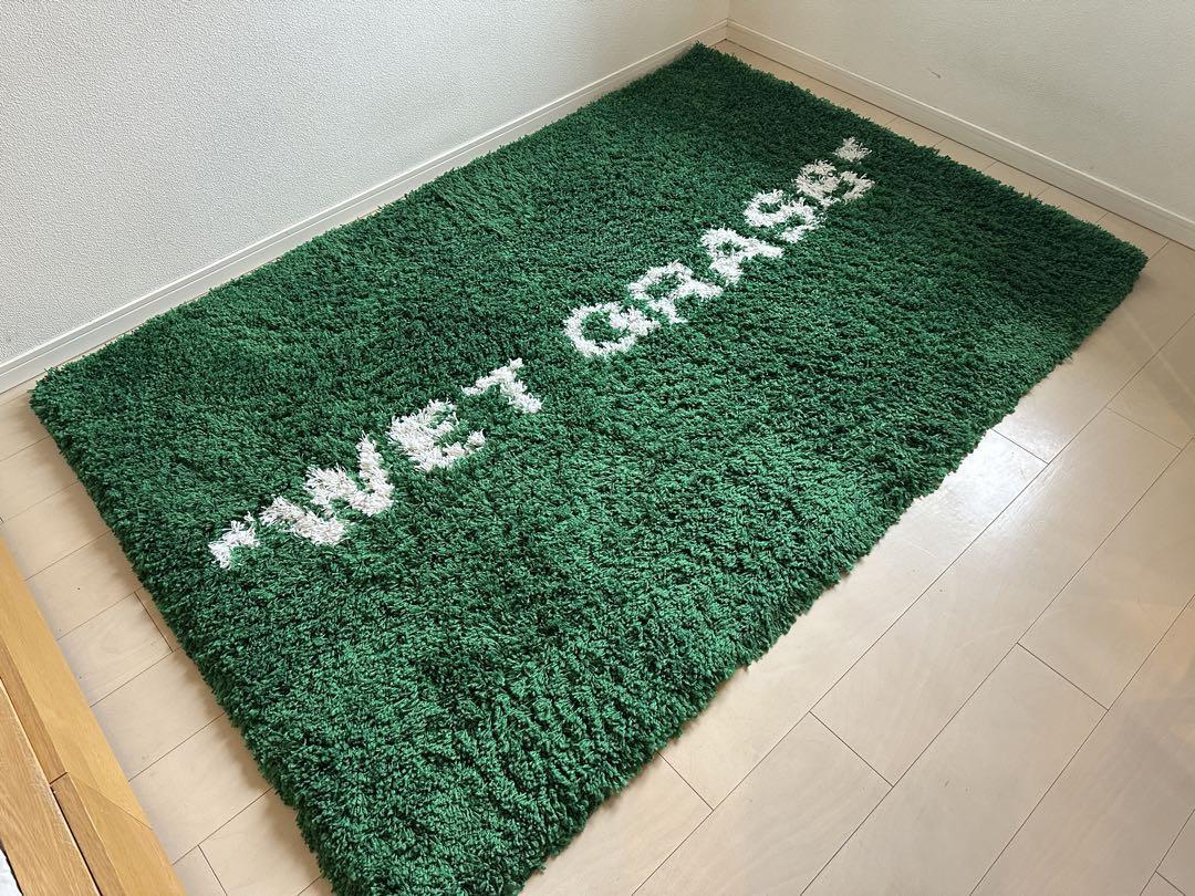 Wet Grass Virgil Abloh x IKEA Abloh Rug Green Off-White 195 x 132