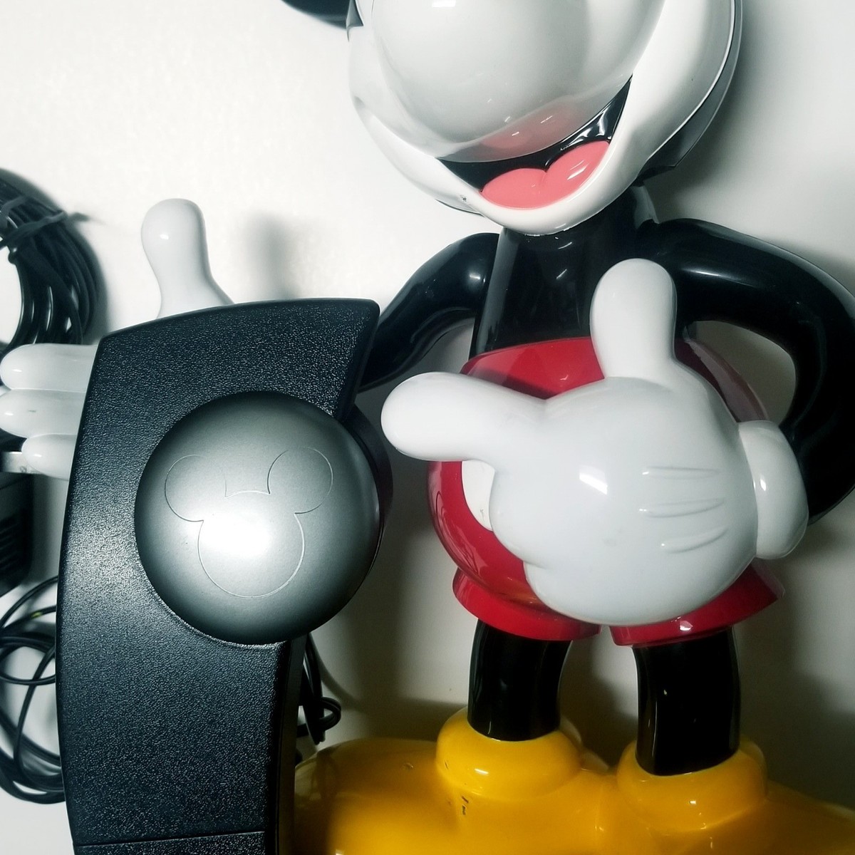 Vintage Disney Mickey Mouse Telephone Animated Talking Cordless