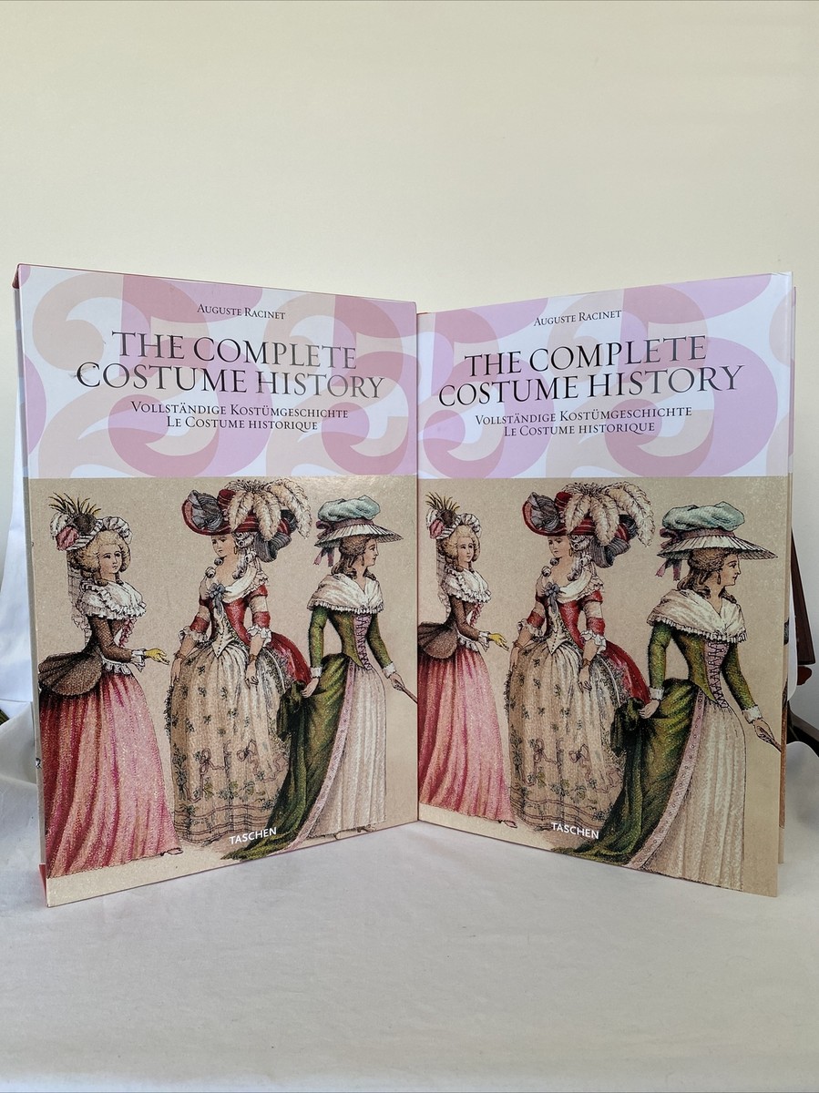 Taschen THE COMPLETE COSTUME HISTORY BOOK by Auguste Racinet HC w