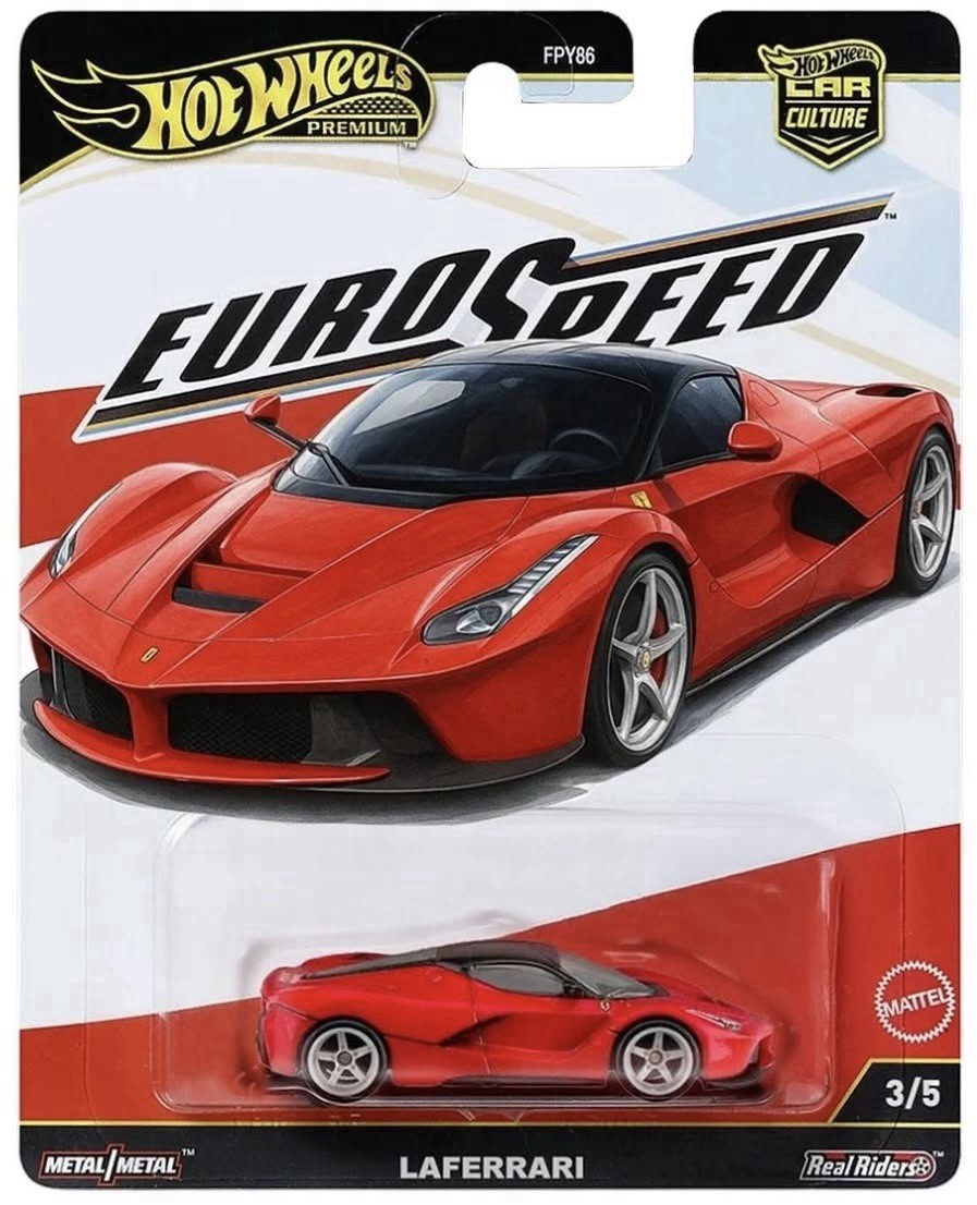 HOT WHEELS FERRARI LAFERRARI EURO SPEED CAR CULTURE PREMIUM | eBay