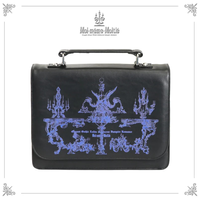NEW Moi-meme-Moitie Ornament 2way Bag Black x Blue Mana Gothic | eBay