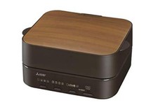 Mitsubishi TO-ST1-T Electric Bread Toaster Oven - Retro Brown for