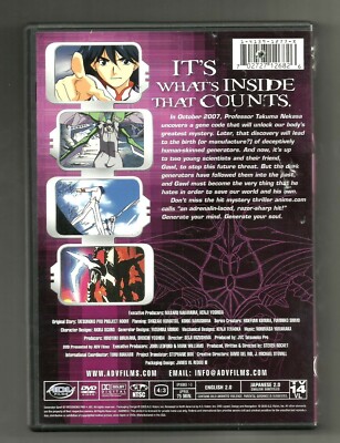 GENERATOR GAWL Volume 1 (2005, DVD) 3 Episodes: Region 1: English