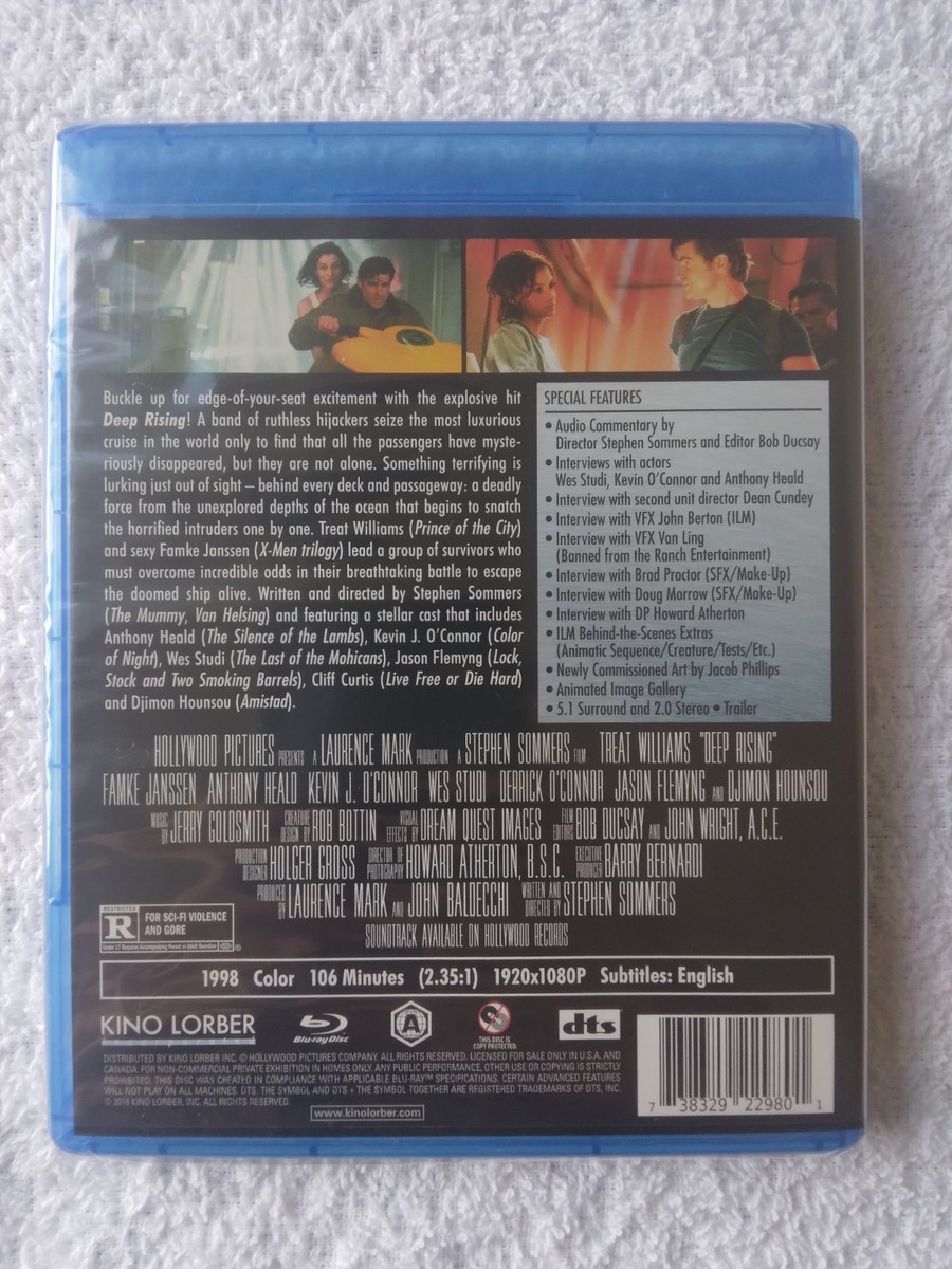 Deep Rising (Blu-ray, 1998) for sale online | eBay