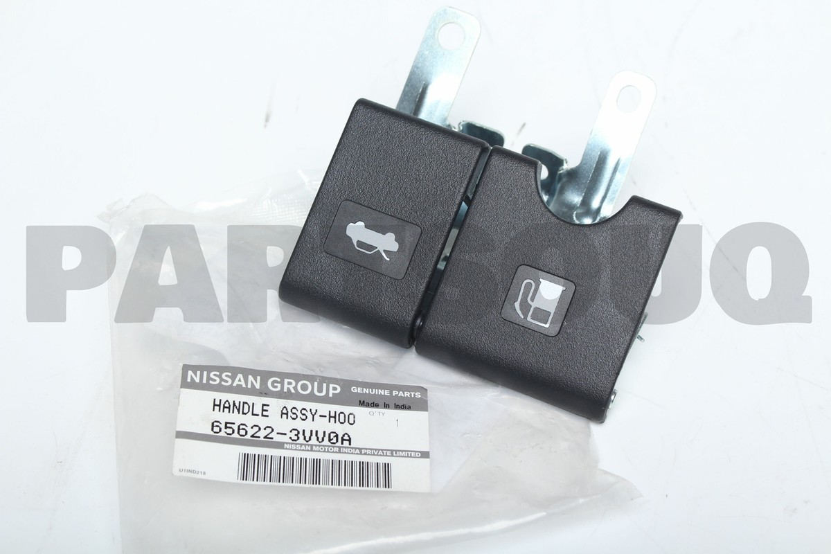 656223VV0A Genuine Nissan HANDLE ASSY HOOD LOCK CONTROL 65622