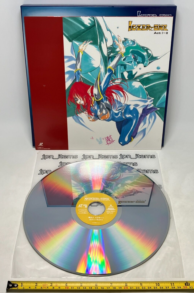 Fight! Iczer-One 1 Battle Box 3 Laser Disc LD-BOX 1998 OBI Japan
