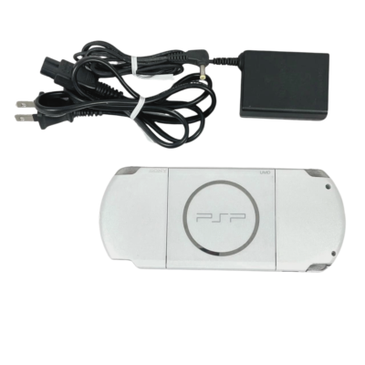 Sony PSP-3000 Pearl White Console with Charger & Battery Region