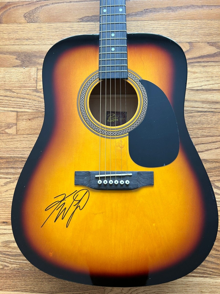 Koe Wetzel SIGNED AUTOGRAPH ACOUSTIC GUITAR ROGUE 41” FULL SIZE
