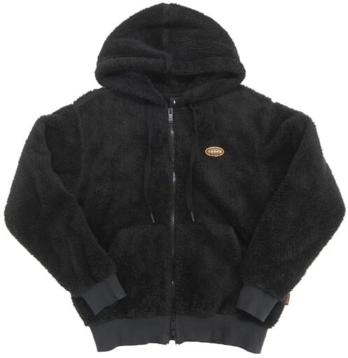 BTS PERMISSION TO DANCE FLEECE ZIP UP HOODIE JACKET black Size S