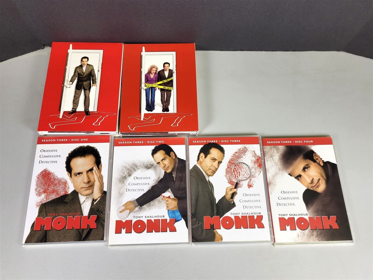 Monk: The Complete Series DVD Seasons 1-8 ~ T448 | eBay