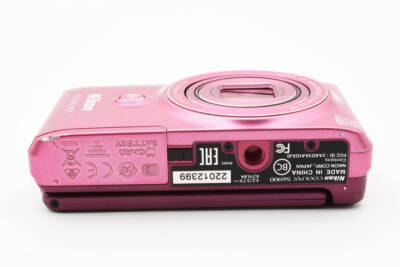 Junk Nikon COOLPIX S6900 Pink 16.2MP Compact Digital Camera no
