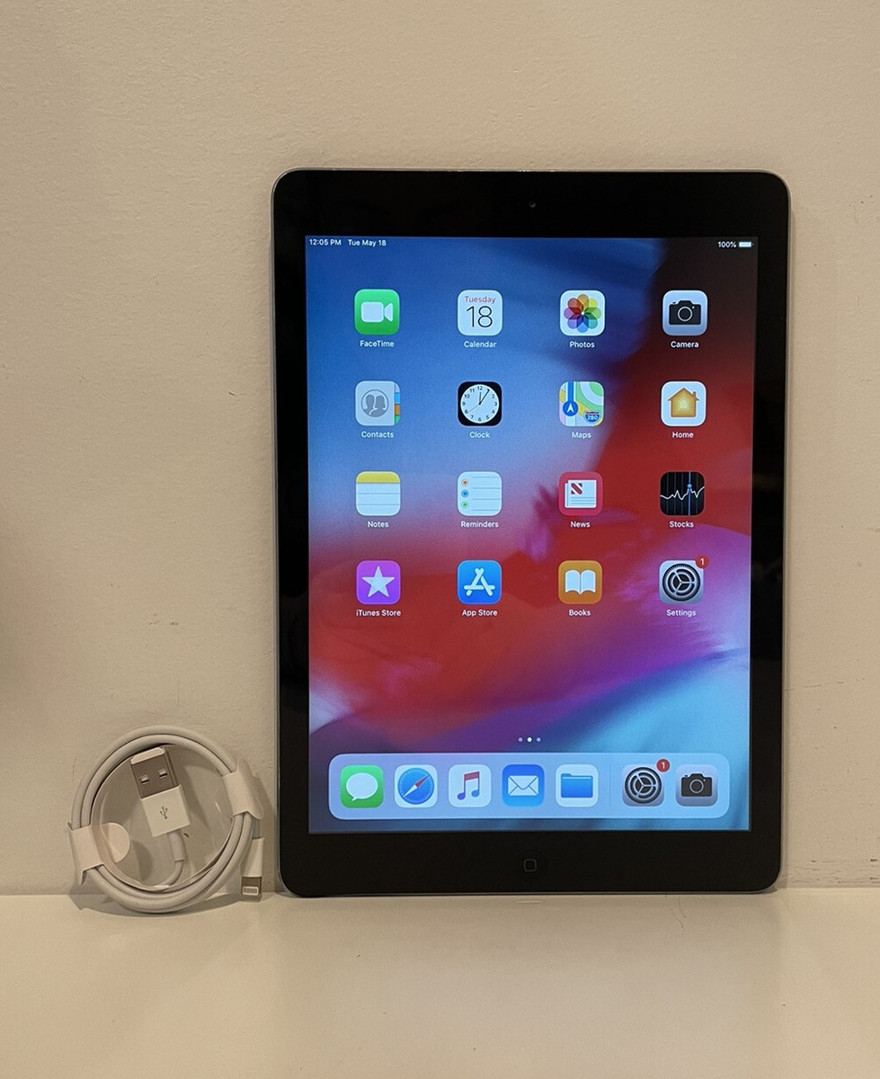 Apple iPad Air 1st Gen. 16GB, Wi-Fi, 9.7 in - Space Gray - BAD