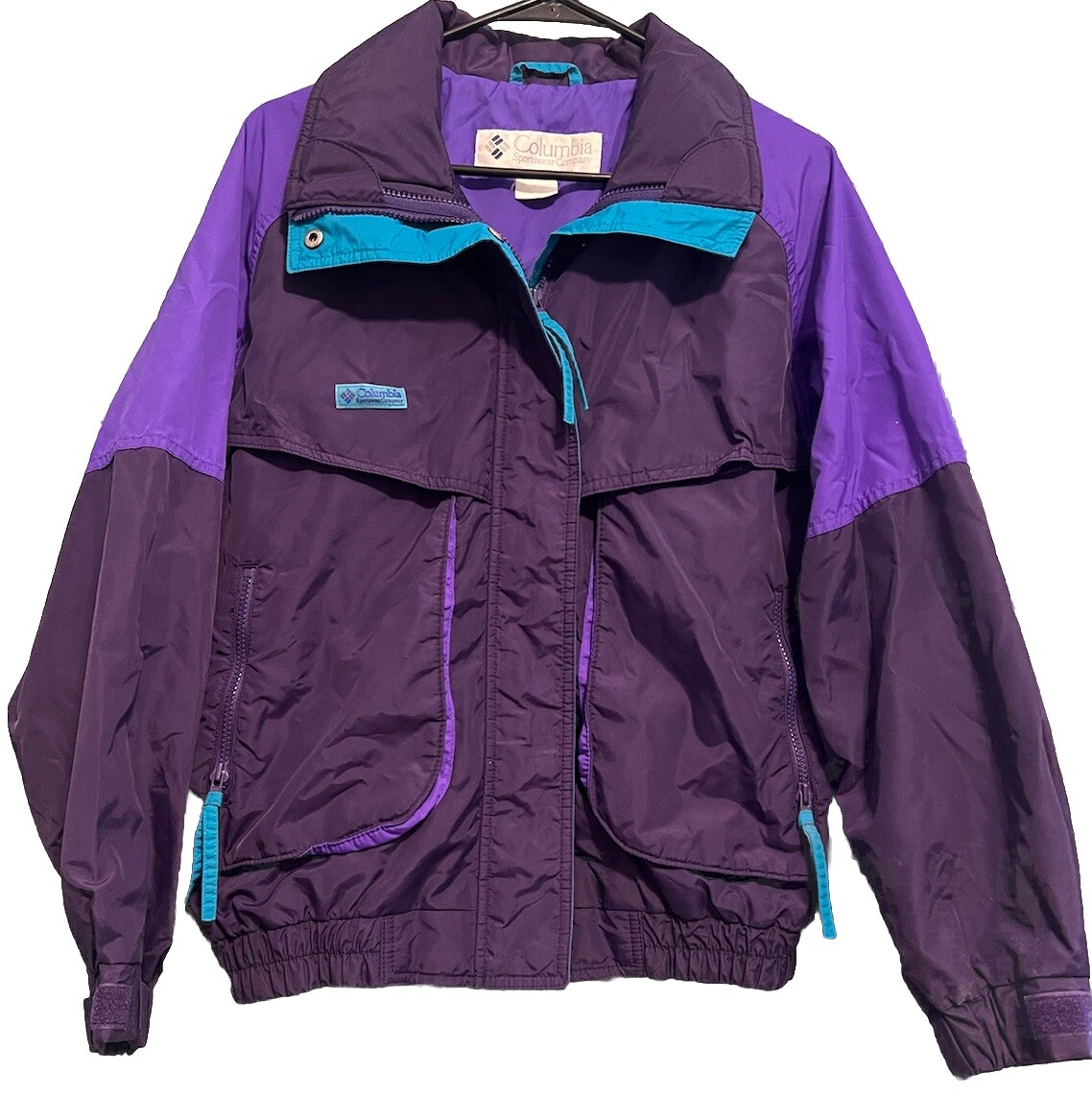 Columbia Women's Powder Keg Coat 3-in-1 Purple Teal Size Medium