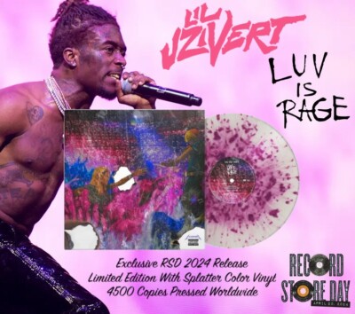 Lil Uzi Vert - Luv Is Rage Vinyl RSD 2024 Splatter Color /4500
