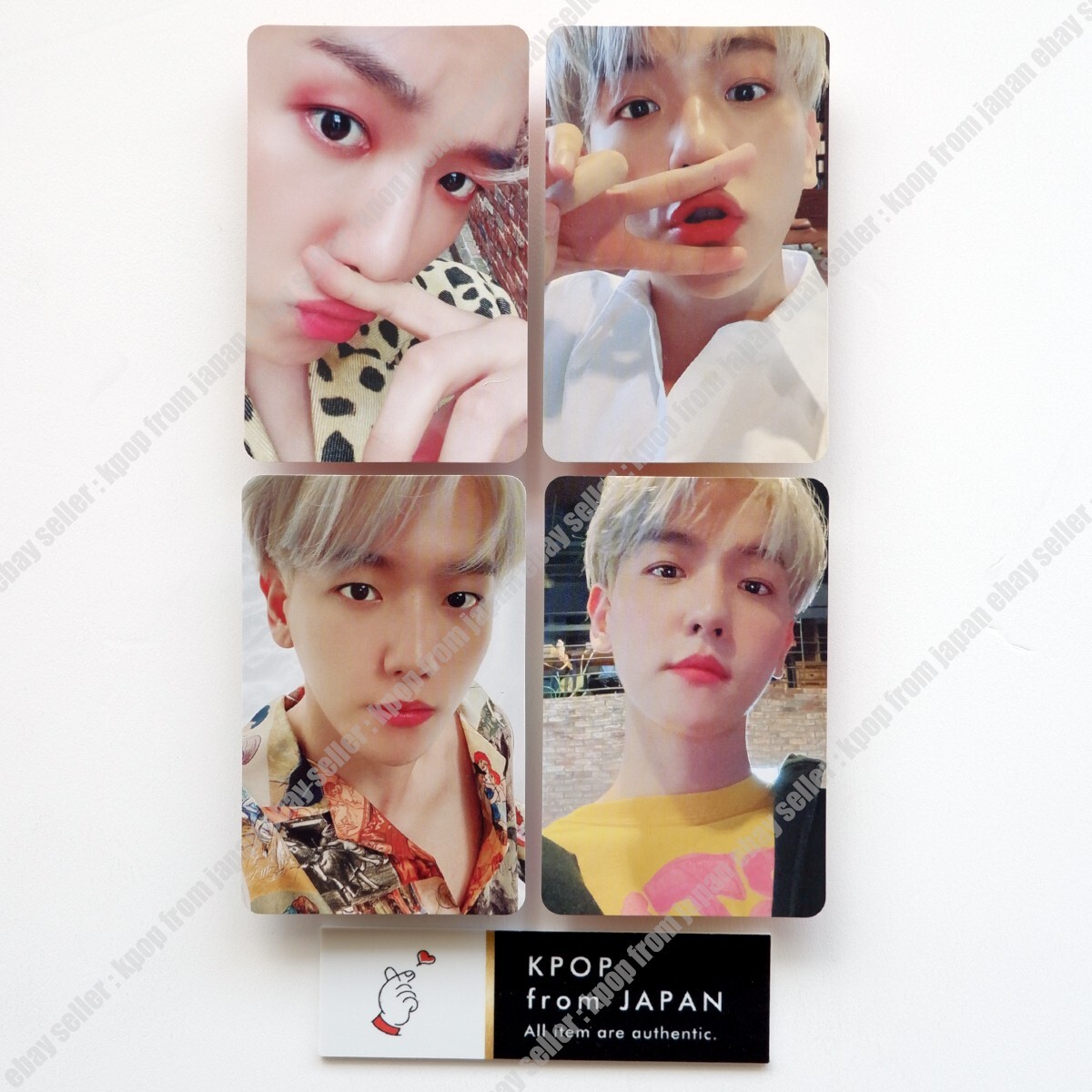 BAEKHYUN Get You Alone Ver. + 4 photocards set Addicted WHIPPIN