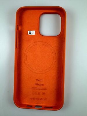 Original Genuine Apple Leather Case with Magsafe for iPhone 14 Pro