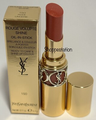 Yves Saint Laurent Rouge Volupte Shine Oil In Stick Shade 150 NUDE