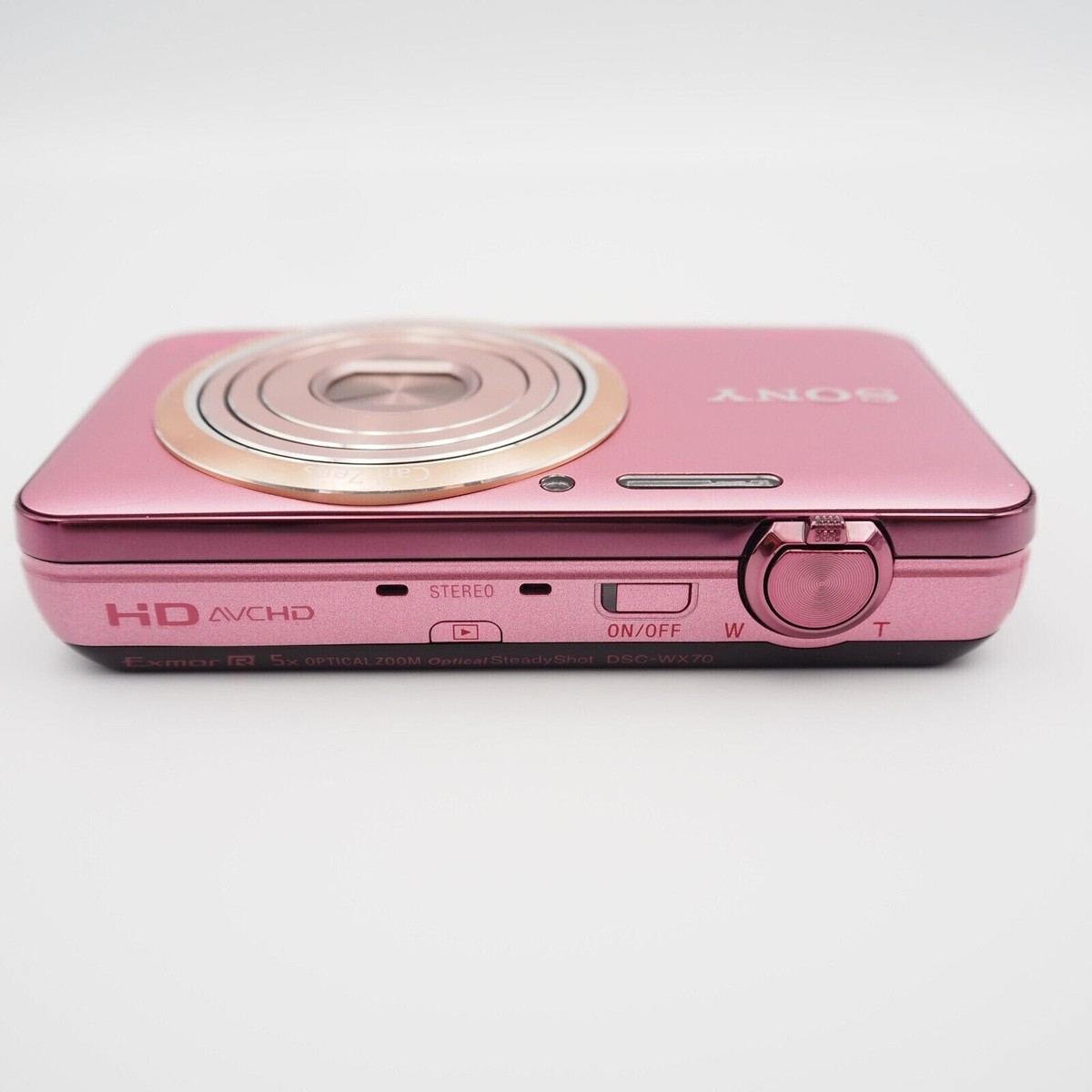 EXC] SONY Cyber Shot Digital Camera Pink DSC-WX7 16.2MP Compact