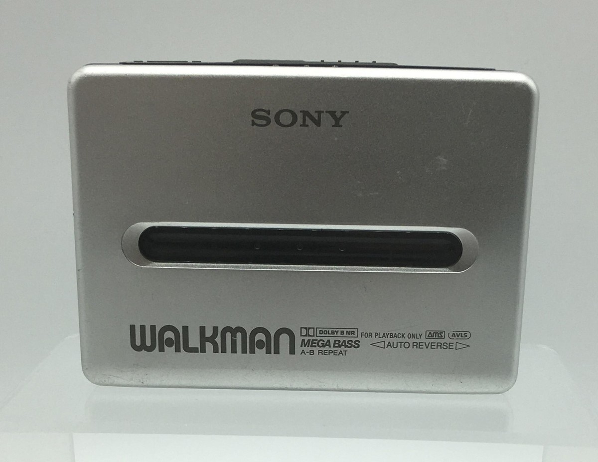 Vtg Sony Walkman Stereo Cassette Player 20th Anniversary - Silver