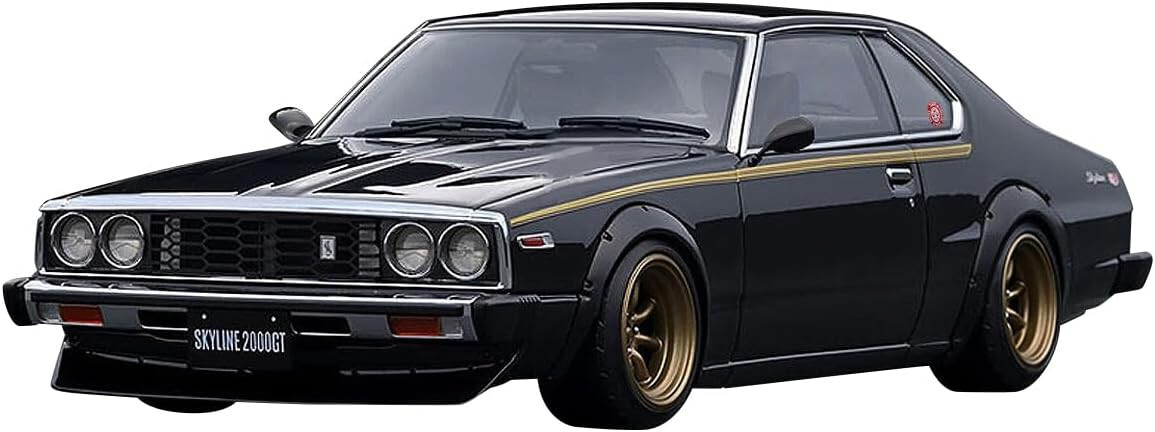 ignition model 1/18 NISSAN Skyline 2000 GT-ES (C210) Black IG3466