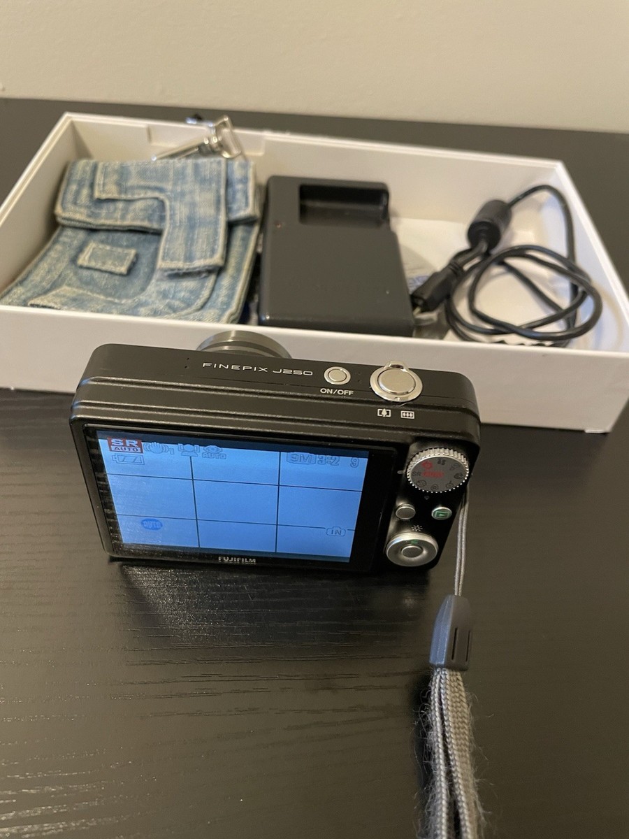 Fujifilm FinePix J Series J250 10.0MP Digital Camera - Black for