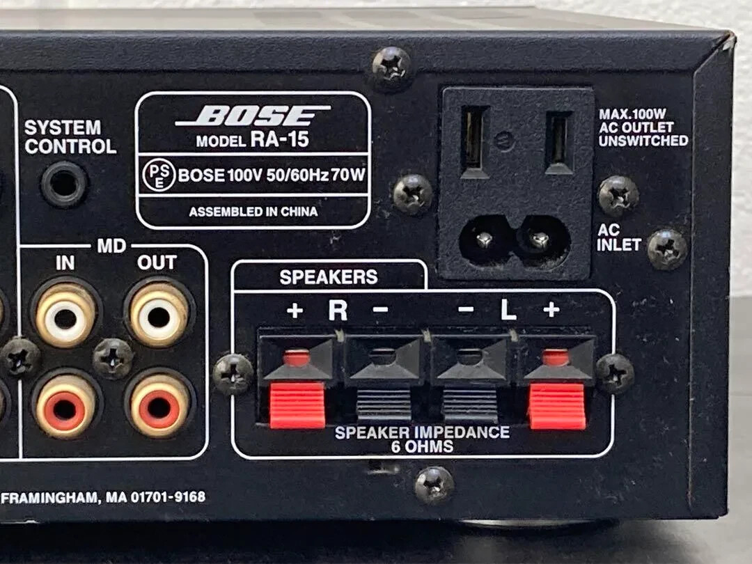 BOSE RA-15 Integrated Amplifier Receiver Operation confirmed 100V