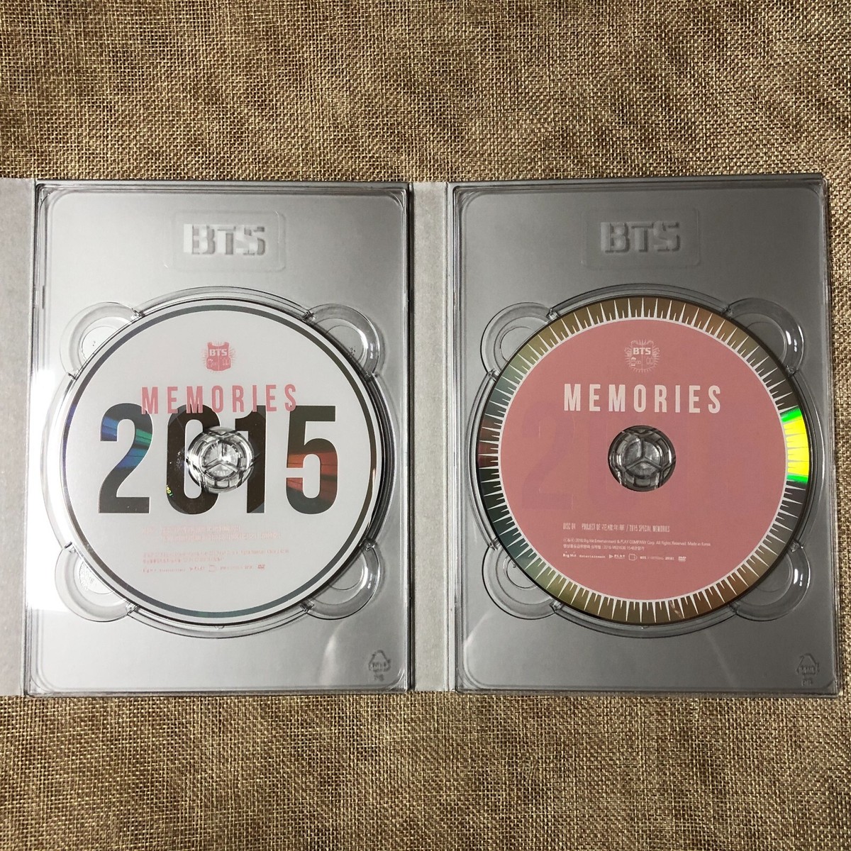 BTS [ Memories of 2015 ] Official DVD Region 1,3,4,5,6 + Photobook