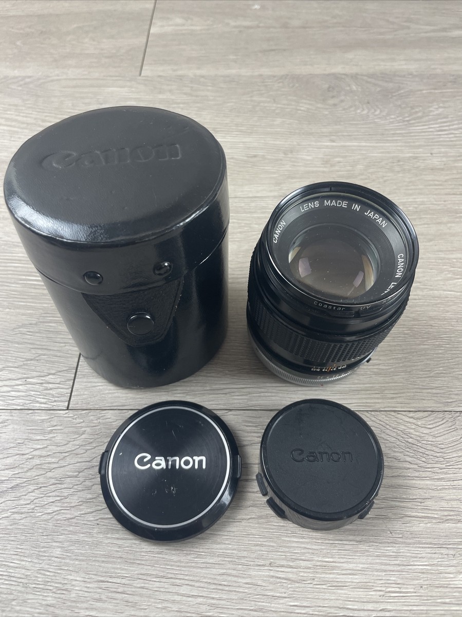 Canon FD 100mm 1:2.8 S.S.C Lens w/ Made In JAPAN | eBay